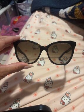Marc Jacobs Tortoiseshell Cat-Eye Sunglasses with Brown Gradient Lenses